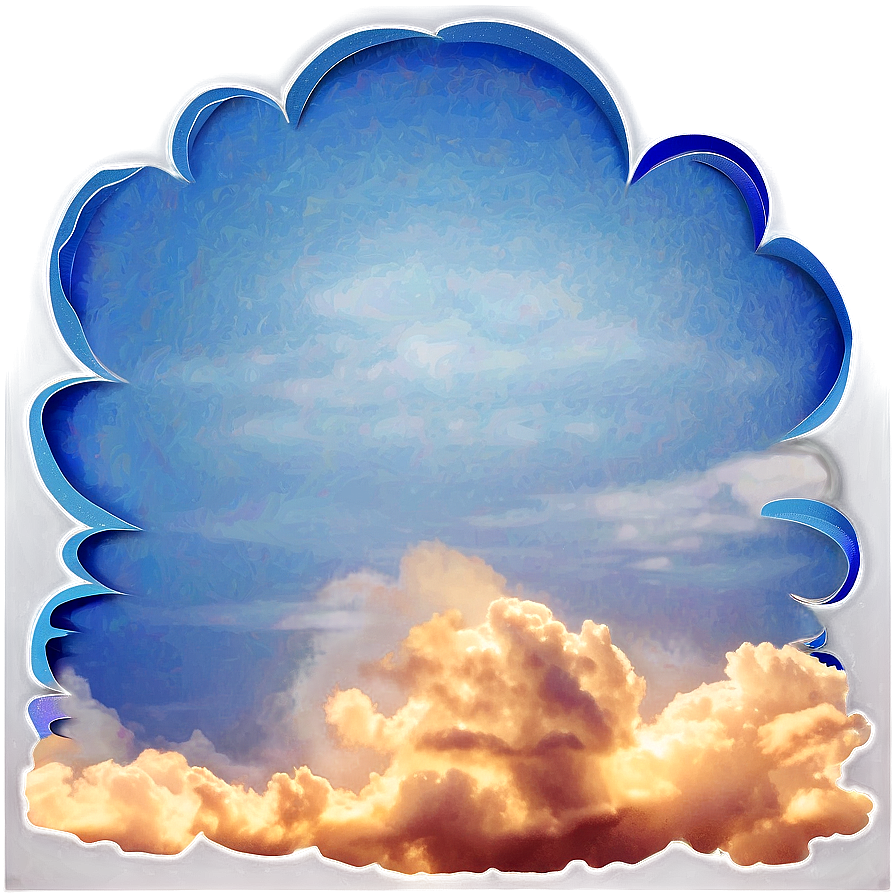 Blue Clouds Sunrise Png Yof46 PNG Image