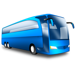 Blue Coach Emoji PNG Image