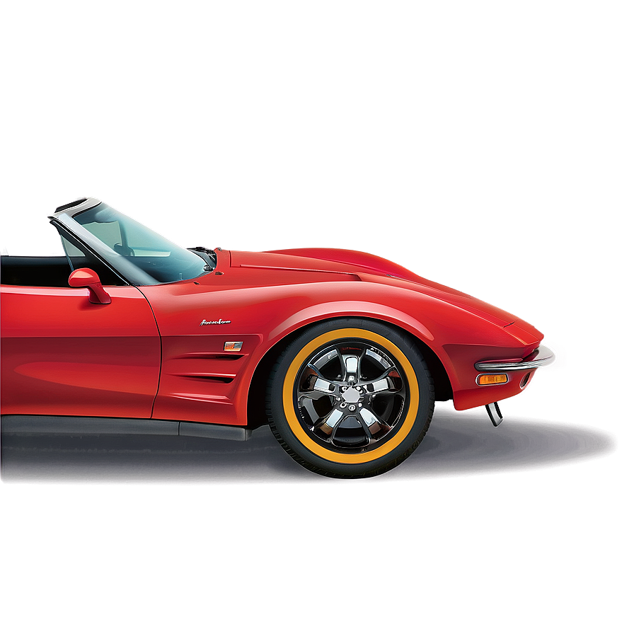 Blue Corvette Png Yoa PNG Image