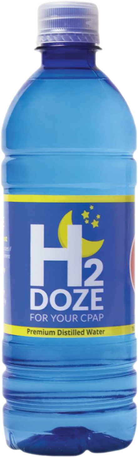 Blue Distilled Water Bottle H2 Doze PNG Image