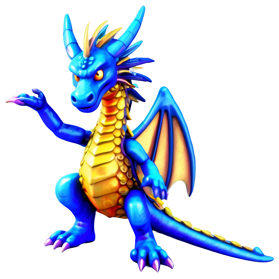 Blue Dragon And Phoenix Png Edy14 PNG Image