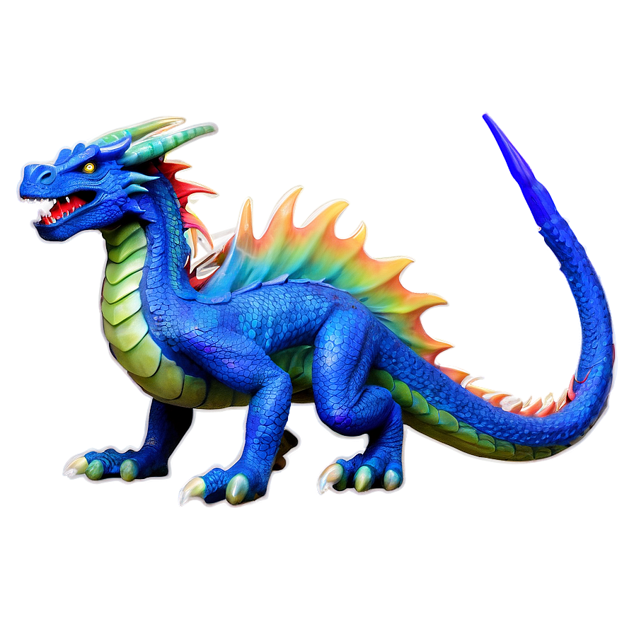 Blue Dragon Breathing Fire Png 51 PNG Image