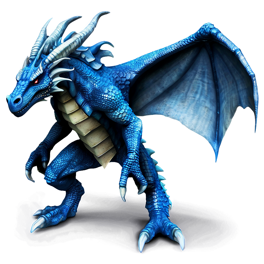 Blue Dragon With Knight Png Kmf PNG Image