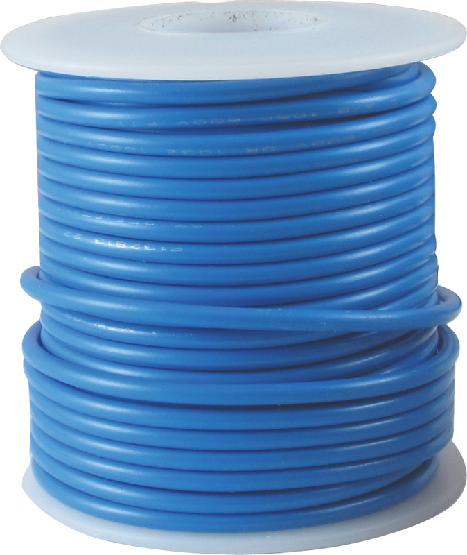 Blue Electrical Cable Spool PNG Image