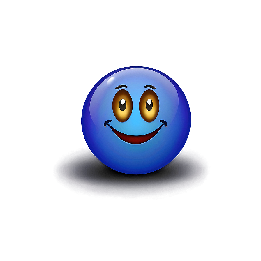 Blue Emoji Png 39 PNG Image