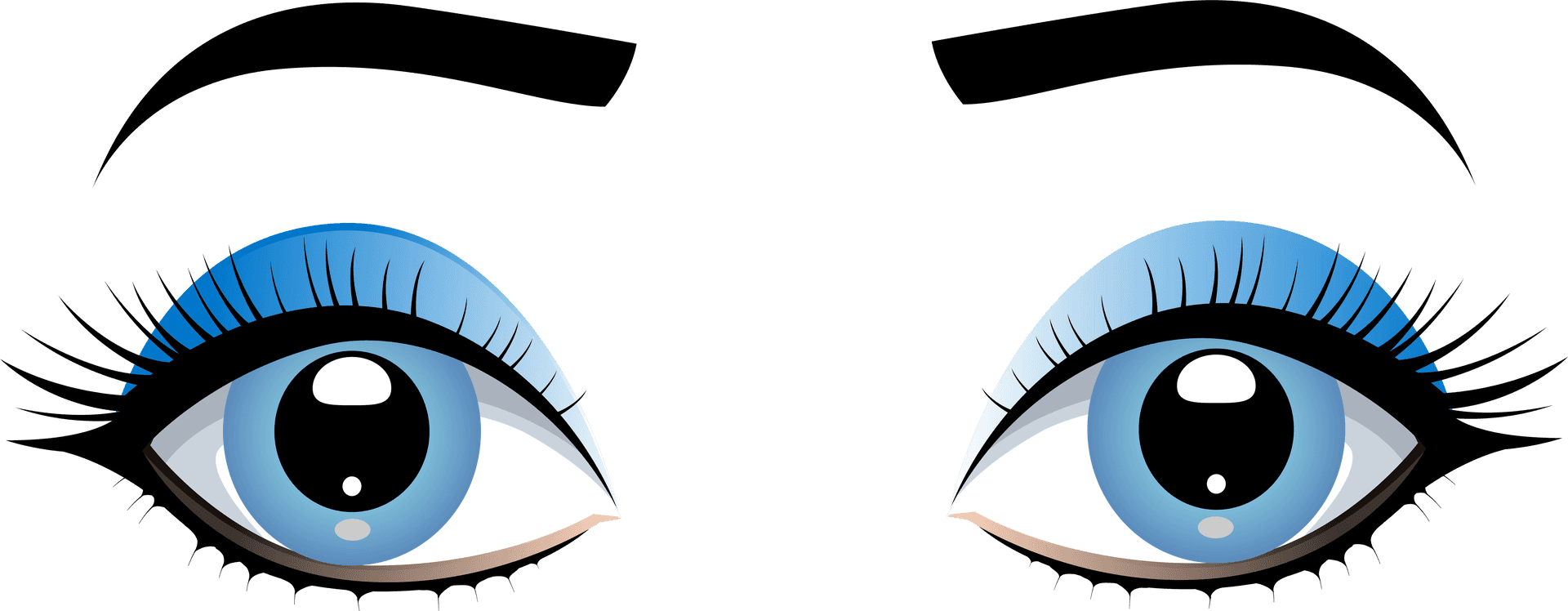 Blue Eyed Clipart PNG Image