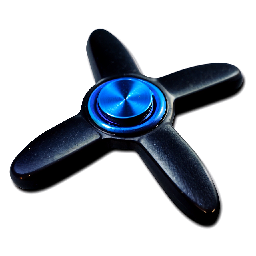 Blue Fidget Spinner Png 06202024 PNG Image