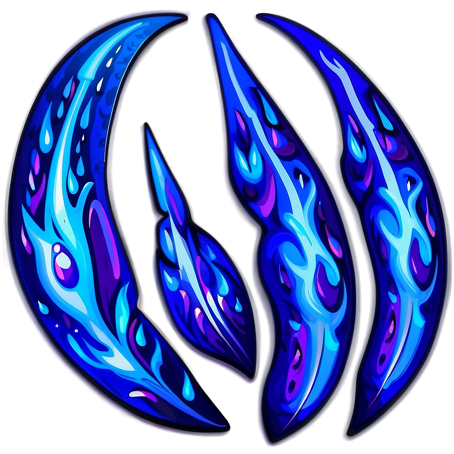 Blue Flame Clipart Png Ivu48 PNG Image