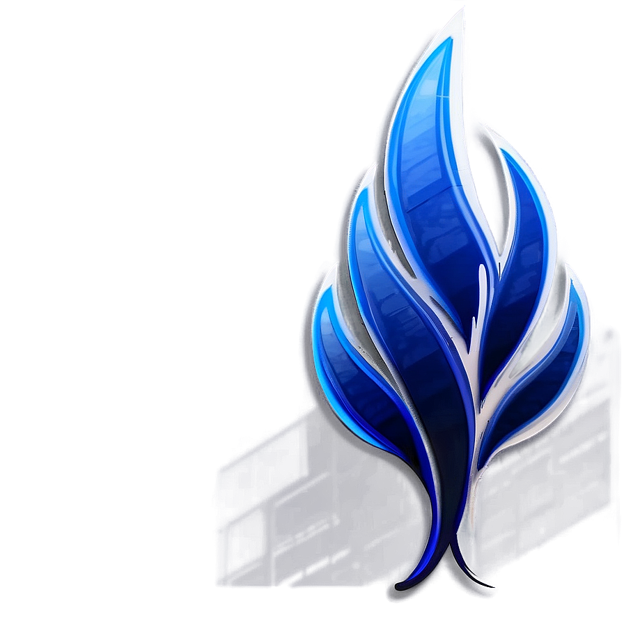 Blue Flame Logo Concept Png Nqj PNG Image