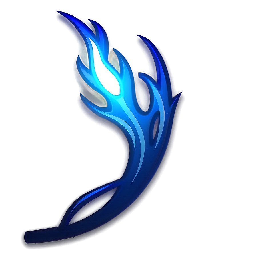 Blue Flame Logo Concept Png Tyt52 PNG Image