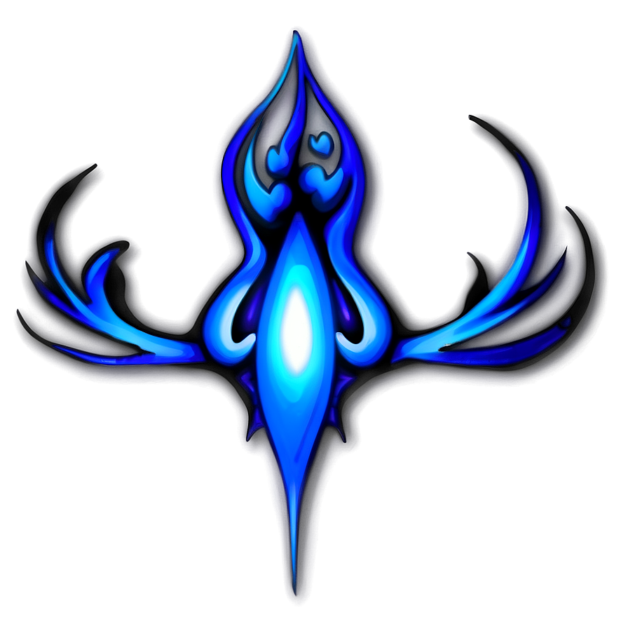 Blue Flame Tattoo Design Png 06202024 PNG Image