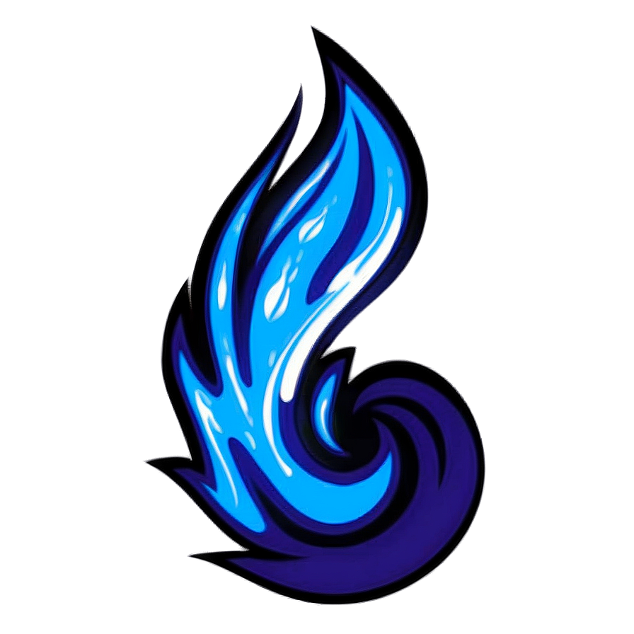 Blue Flame Vector Png Pqr41 PNG Image