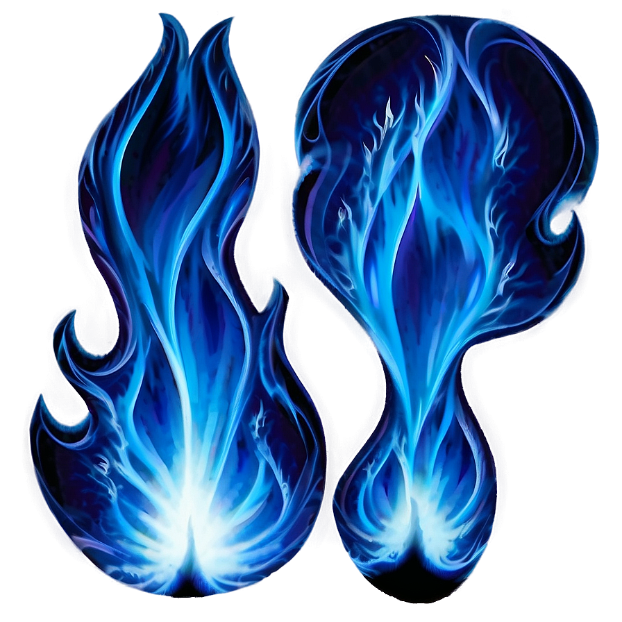 Blue Flames Texture Png 06122024 PNG Image