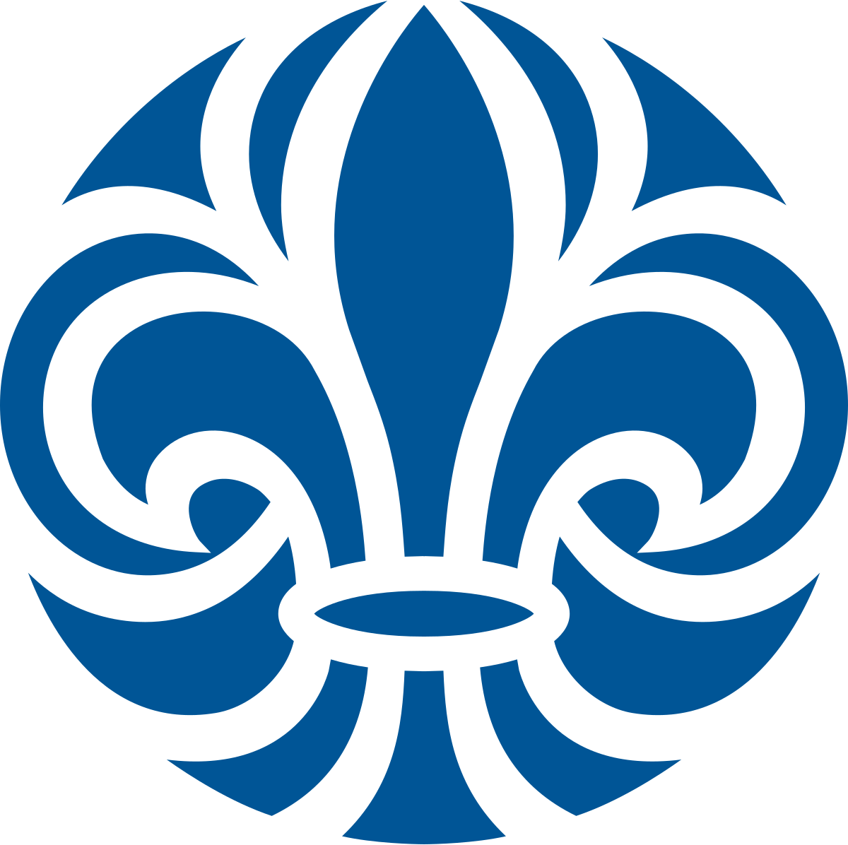 Blue Fleurde Lis Symbol PNG Image