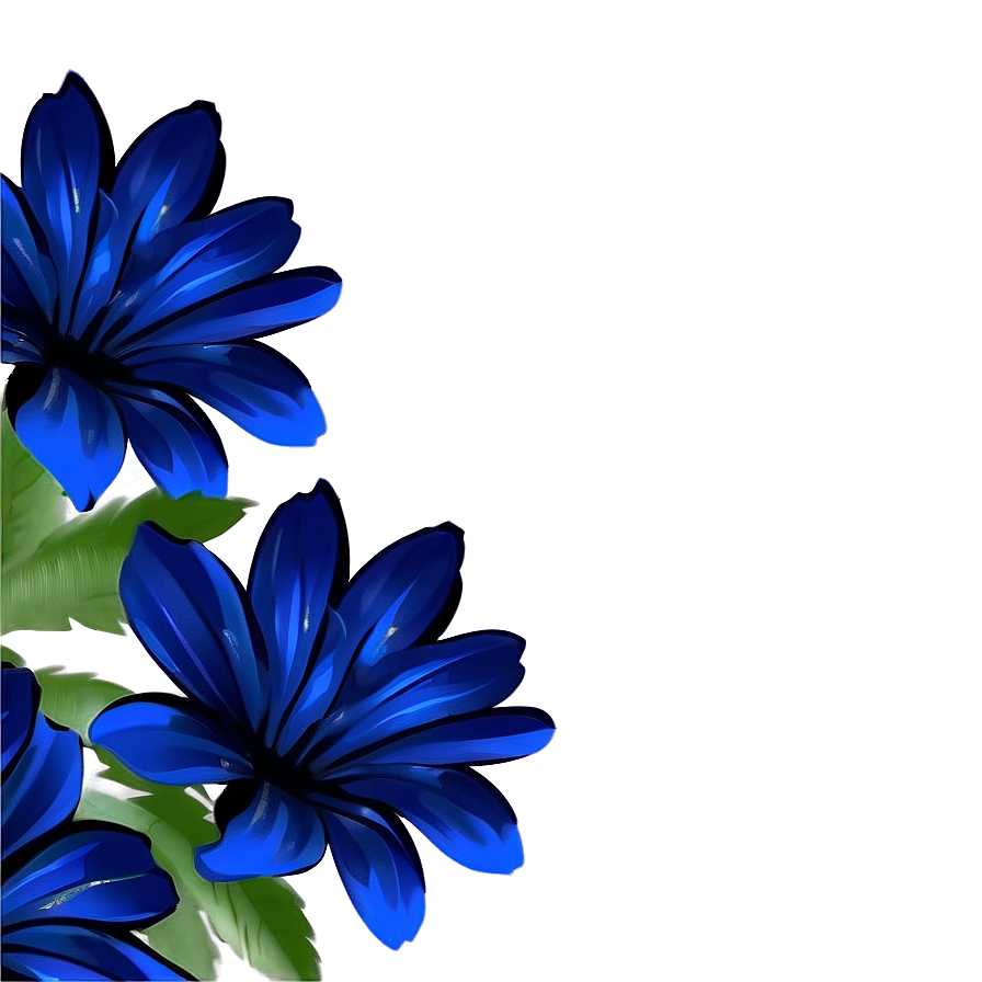 Blue Flower Background Png Isr PNG Image