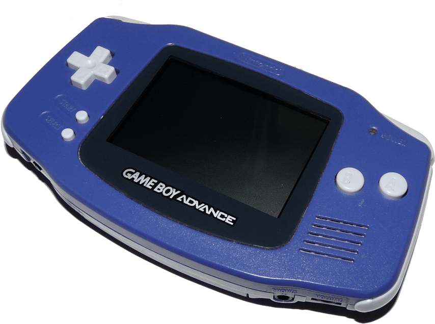 Blue_ Game Boy_ Advance PNG Image