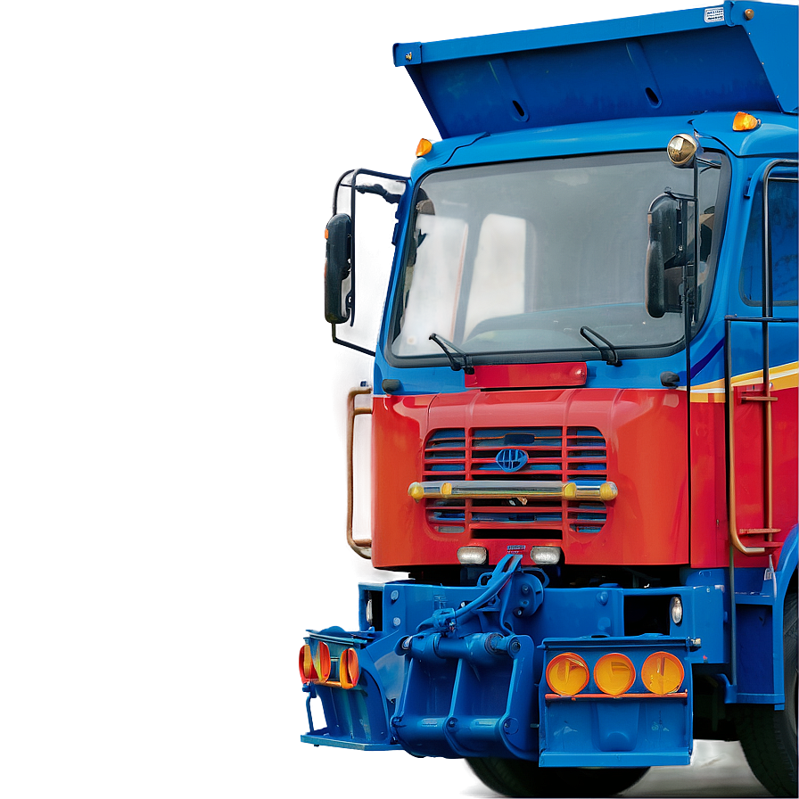 Blue Garbage Truck Png 06202024 PNG Image