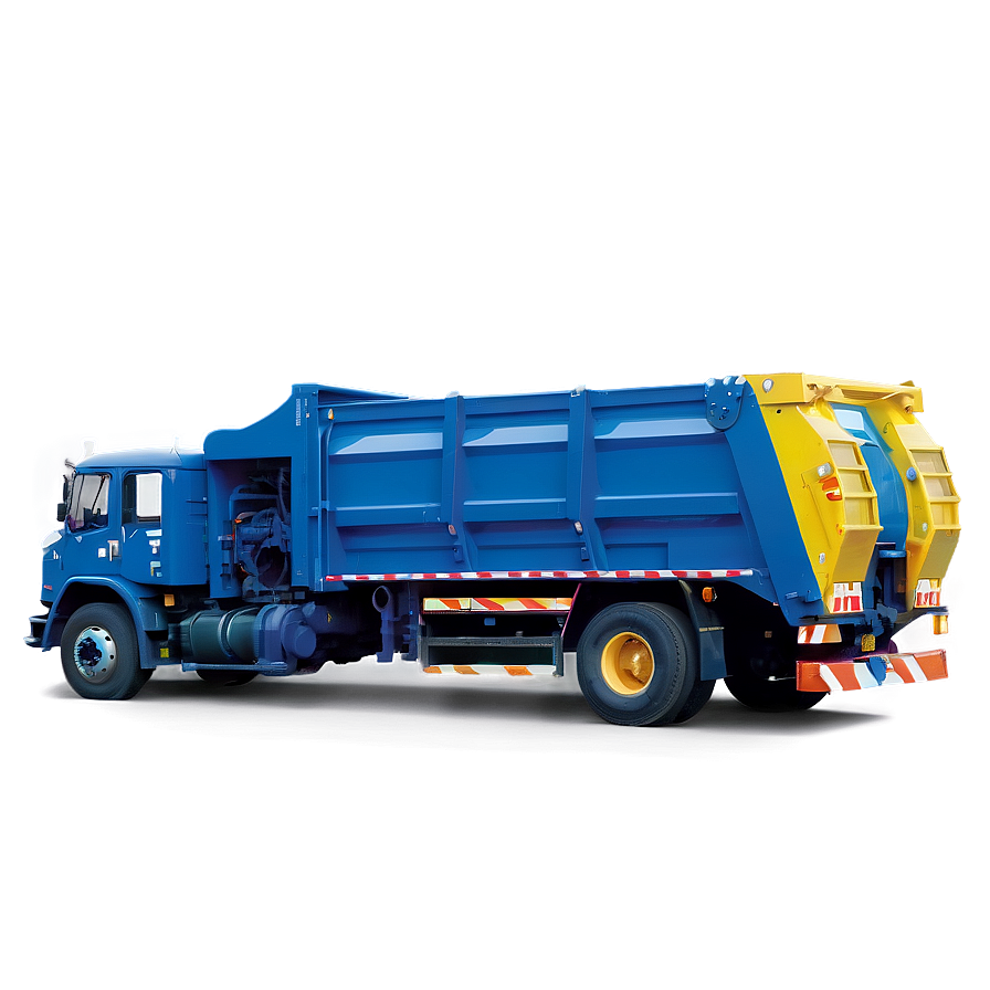 Blue Garbage Truck Png 13 PNG Image