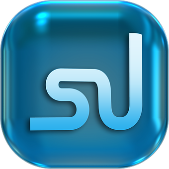 Blue Glossy App Icon PNG Image