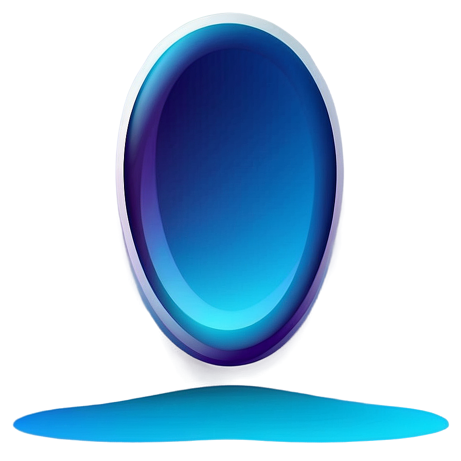 Blue Gradient B PNG Image