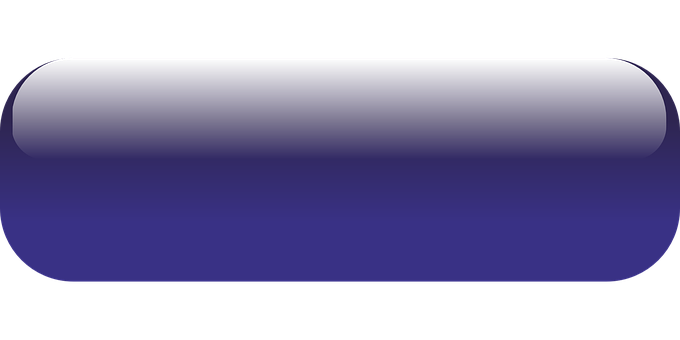 Blue Gradient Button Design PNG Image