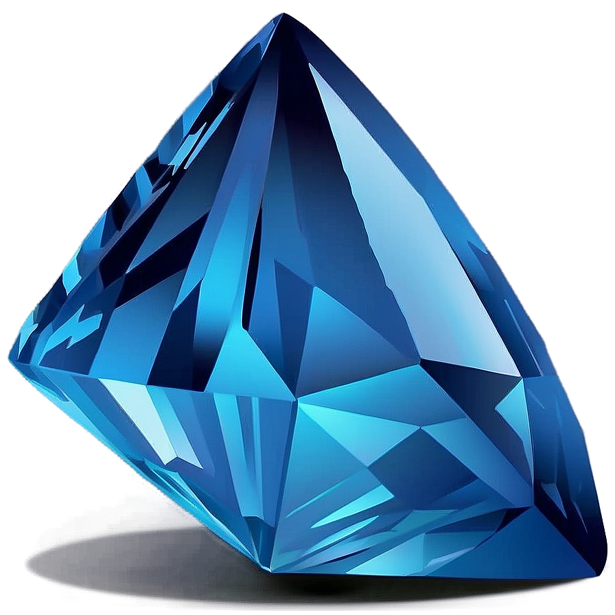 Blue Gradient Diamond Shape Png Ipf PNG Image