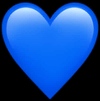 Blue Heart Emoji PNG Image