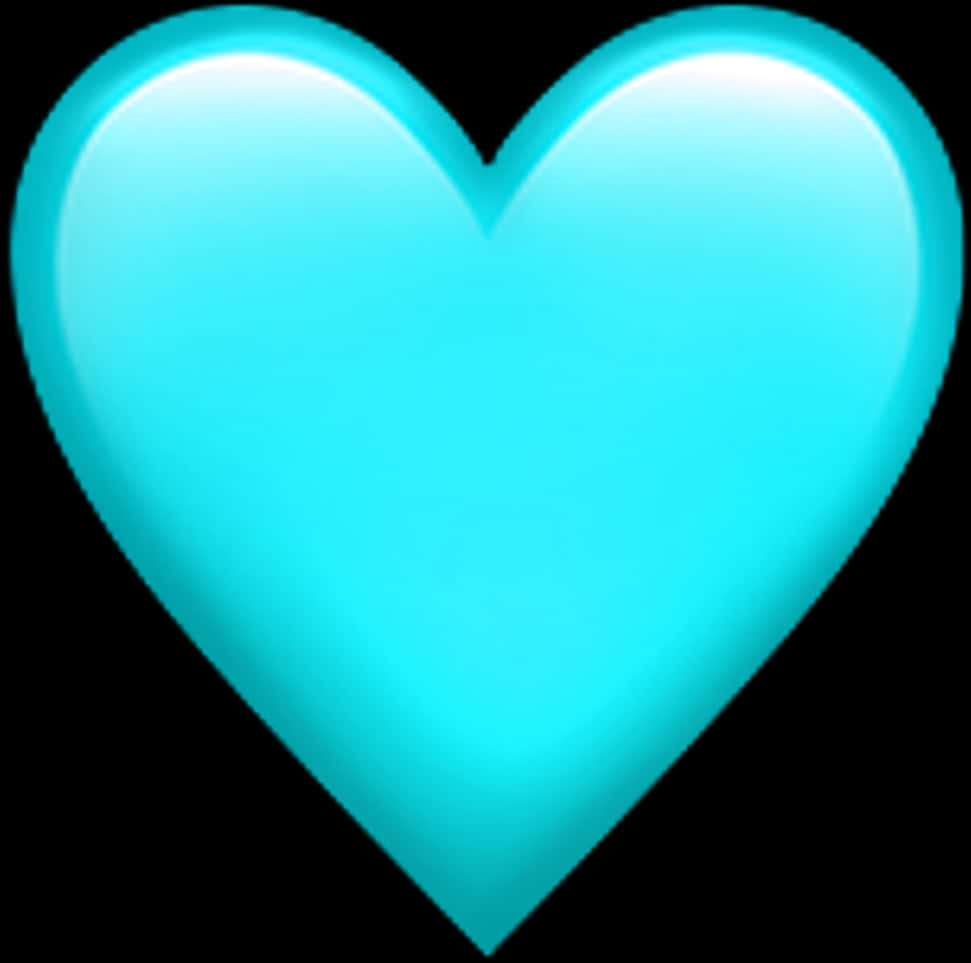 Blue Heart Emoji PNG Image