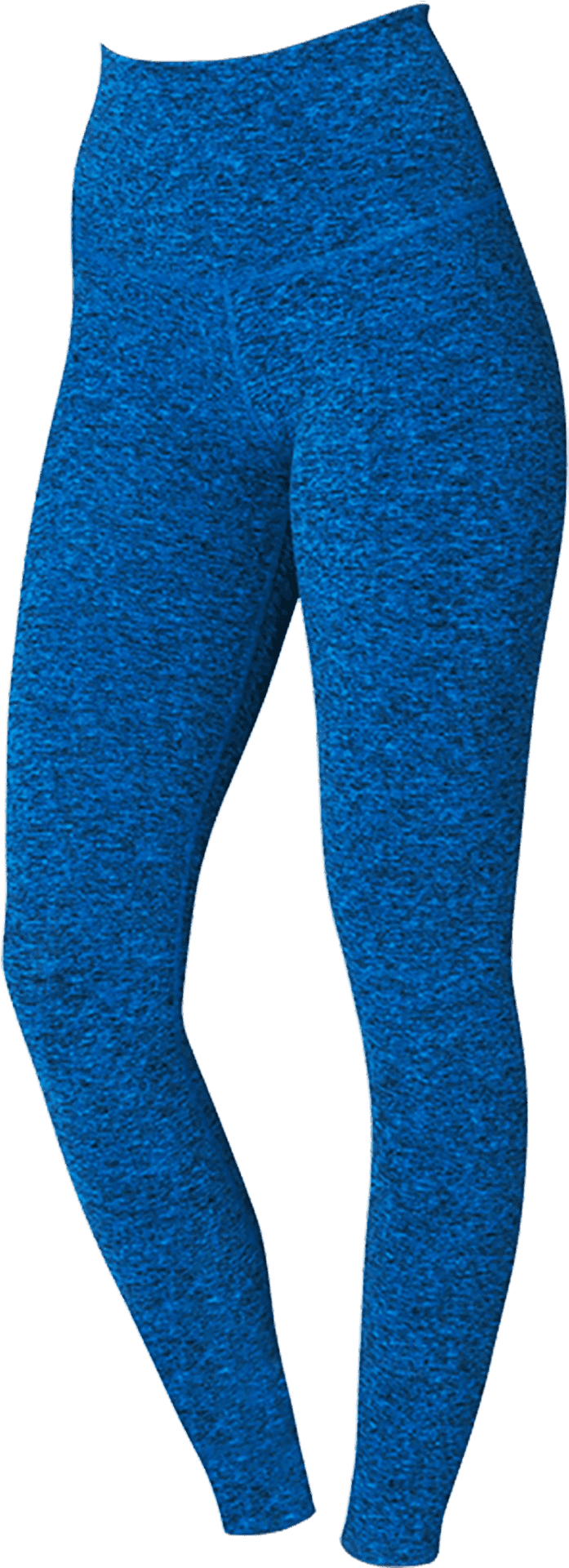 Blue Heathered Leggings PNG Image