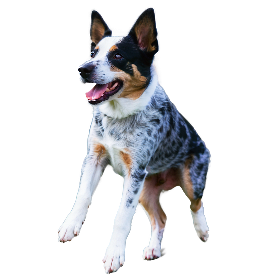 Blue Heeler In Action Png Bqt72 PNG Image