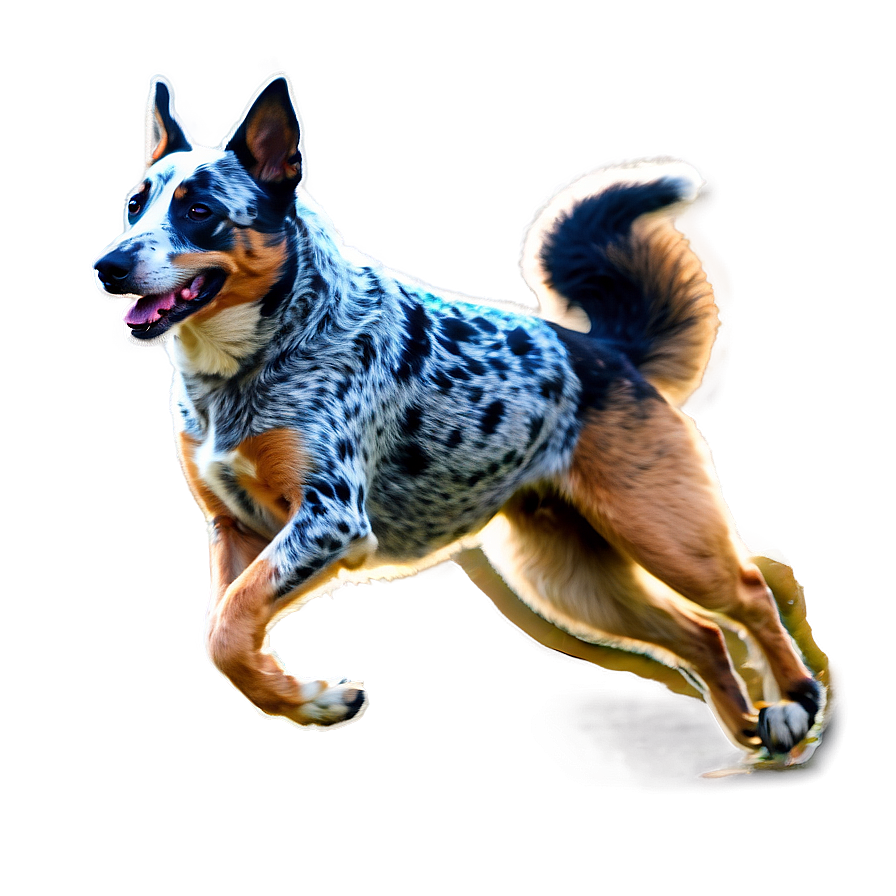 Blue Heeler Running Png Har78 PNG Image