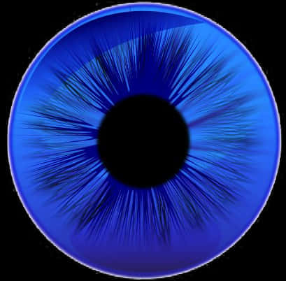 Blue Human Eye Closeup PNG Image