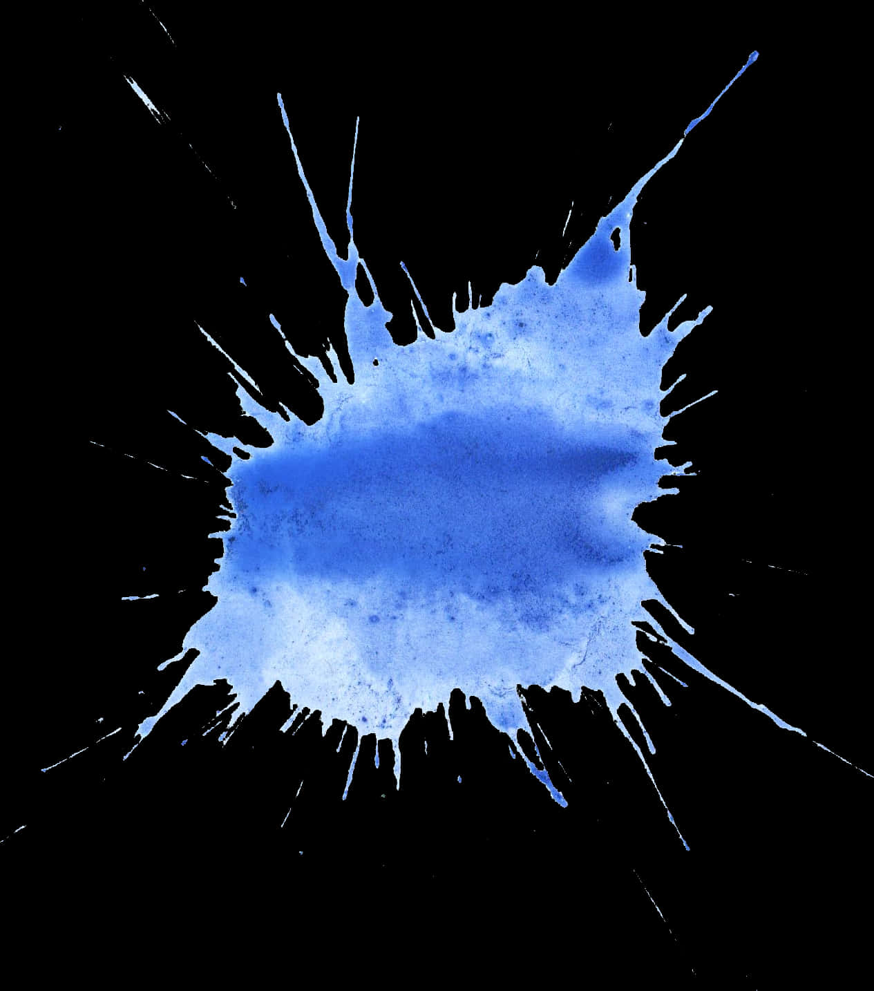 Blue_ Ink_ Explosion_ Abstract PNG Image