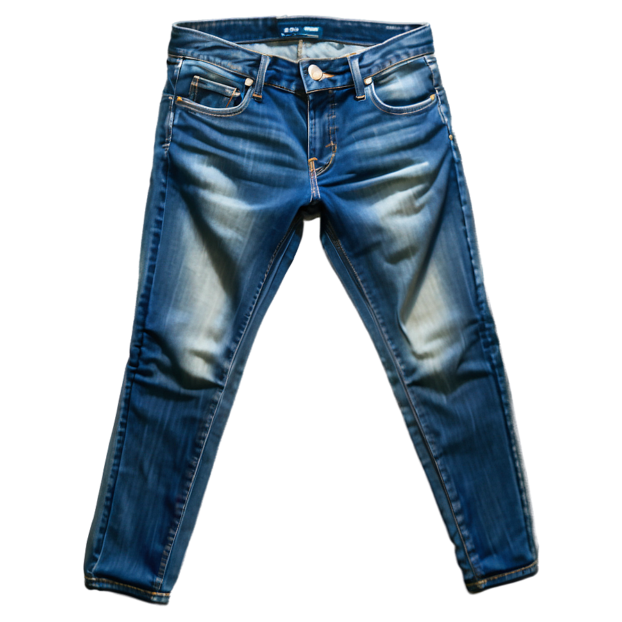 Blue Jeans Cuff Detail Png 84 PNG Image