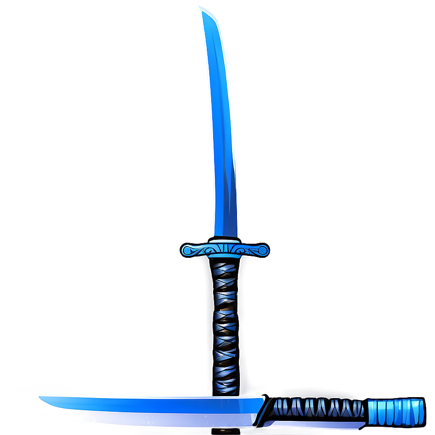 Blue Katana Png Uav PNG Image