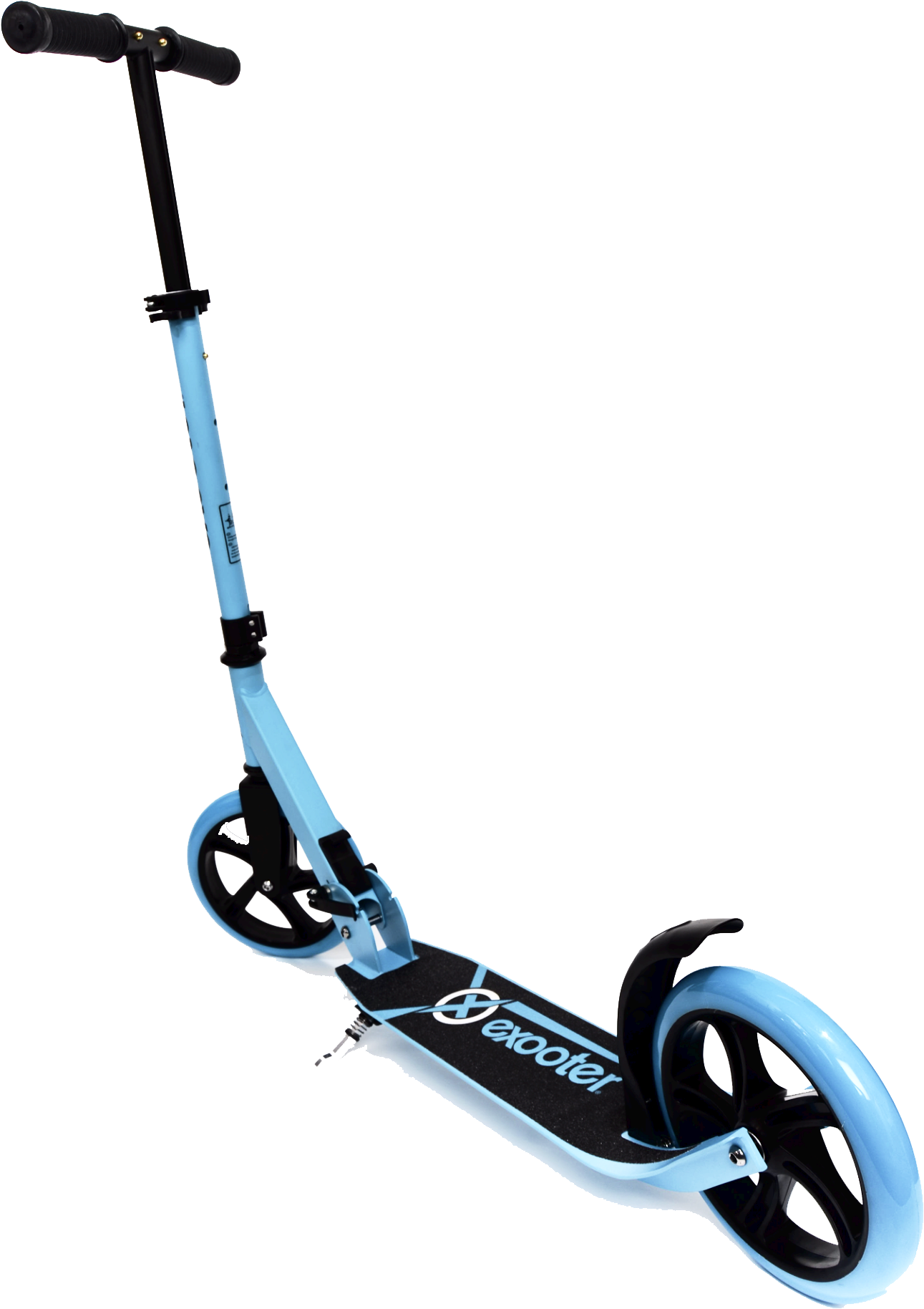 Blue Kick Scooter Exooter PNG Image