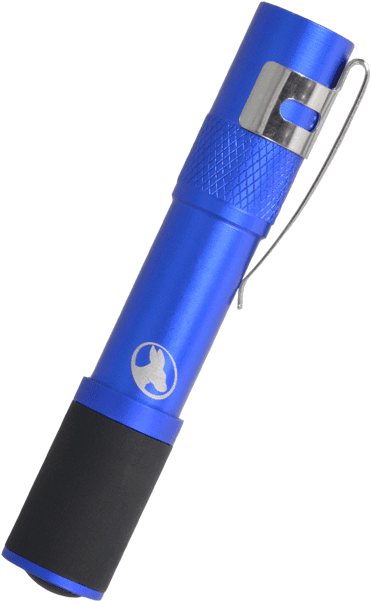 Blue L E D Flashlight Portable PNG Image