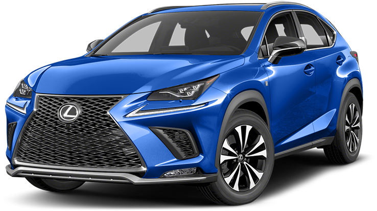 Blue Lexus S U V2023 Model PNG Image