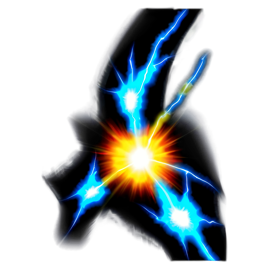 Blue Lightning Fury Png Ejo45 PNG Image