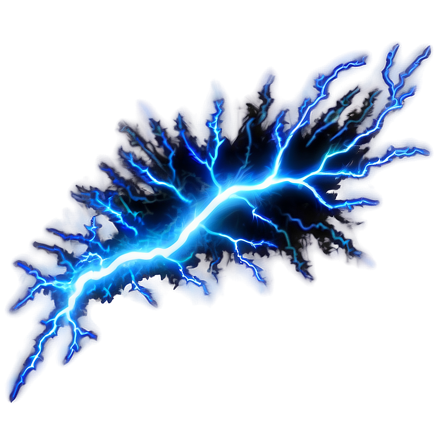 Blue Lightning Surge Png Hun10 PNG Image