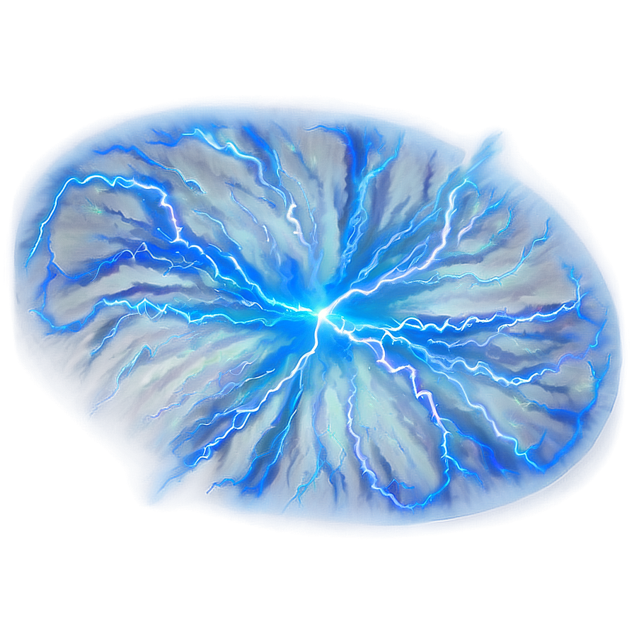 Blue Lightning Vortex Png 06202024 PNG Image