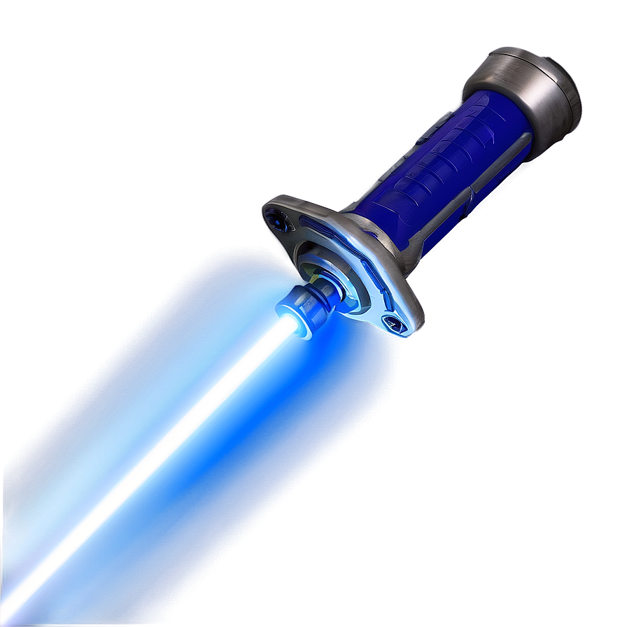 Blue Lightsaber Blade Closeup Png Rrn44 PNG Image