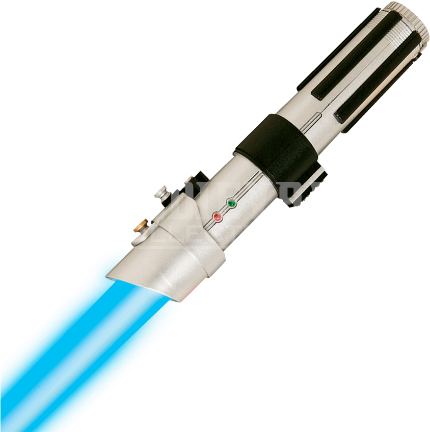 Blue Lightsaber Collectible PNG Image