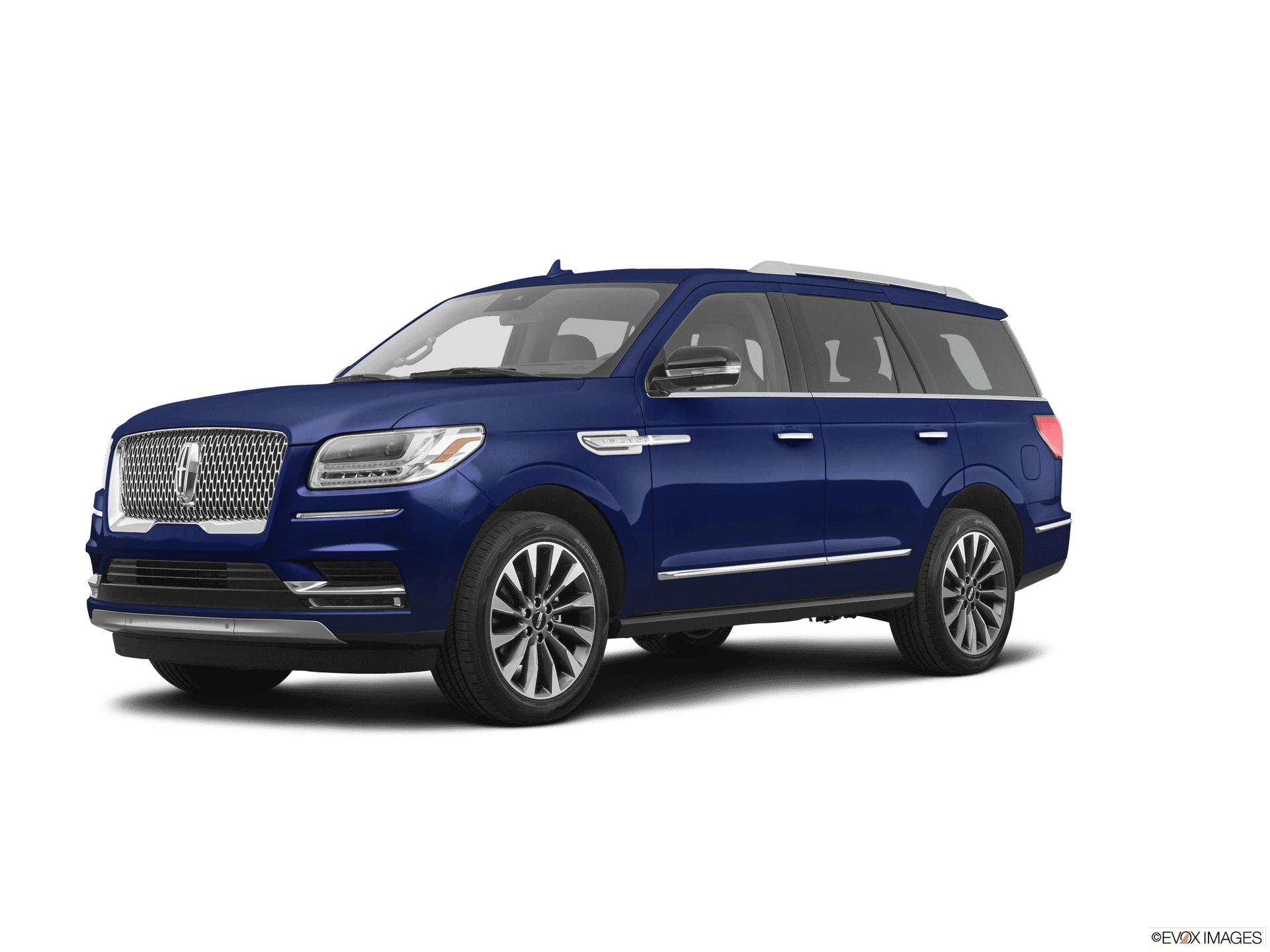 Blue Luxury S U V Side View PNG Image