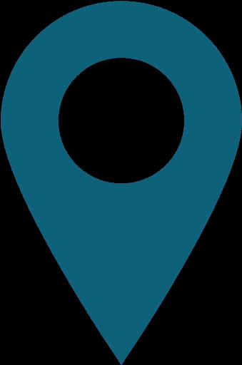 Blue Map Pin Icon PNG Image