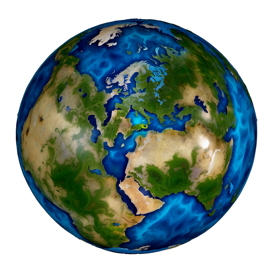 Blue Marble Ball Png 74 PNG Image