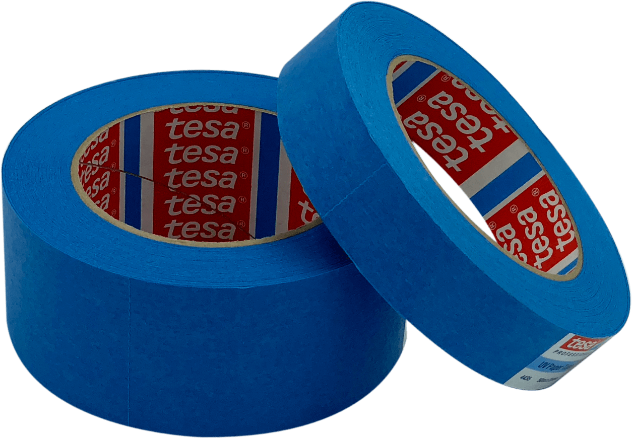 Blue Masking Tape Rolls PNG Image