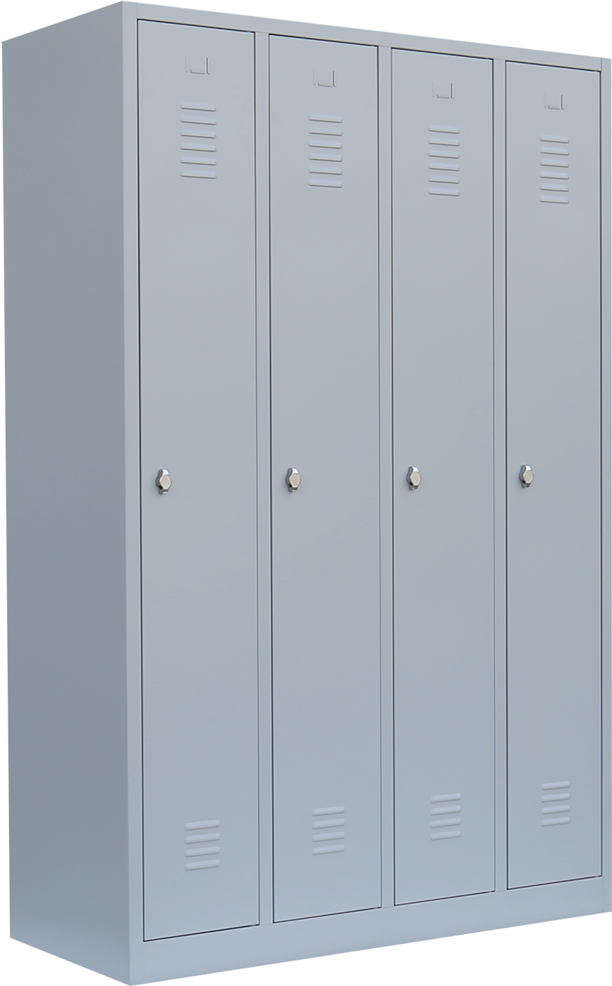 Blue Metal Lockers PNG Image