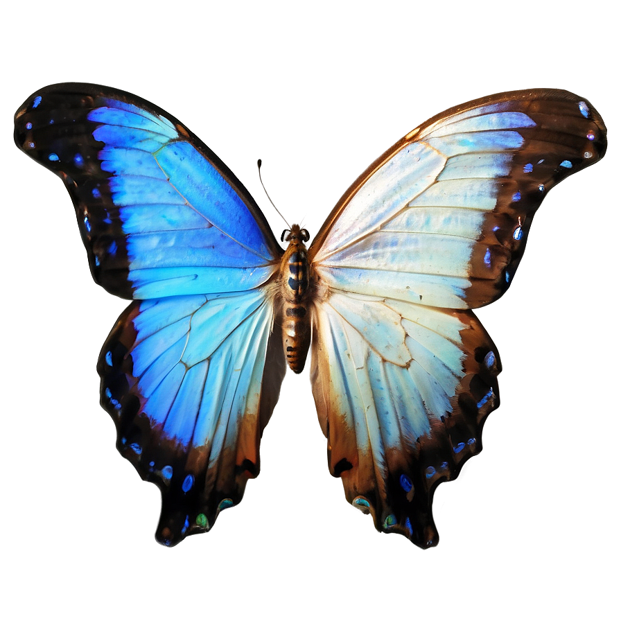 Blue Morpho Butterfly Png 05212024 PNG Image