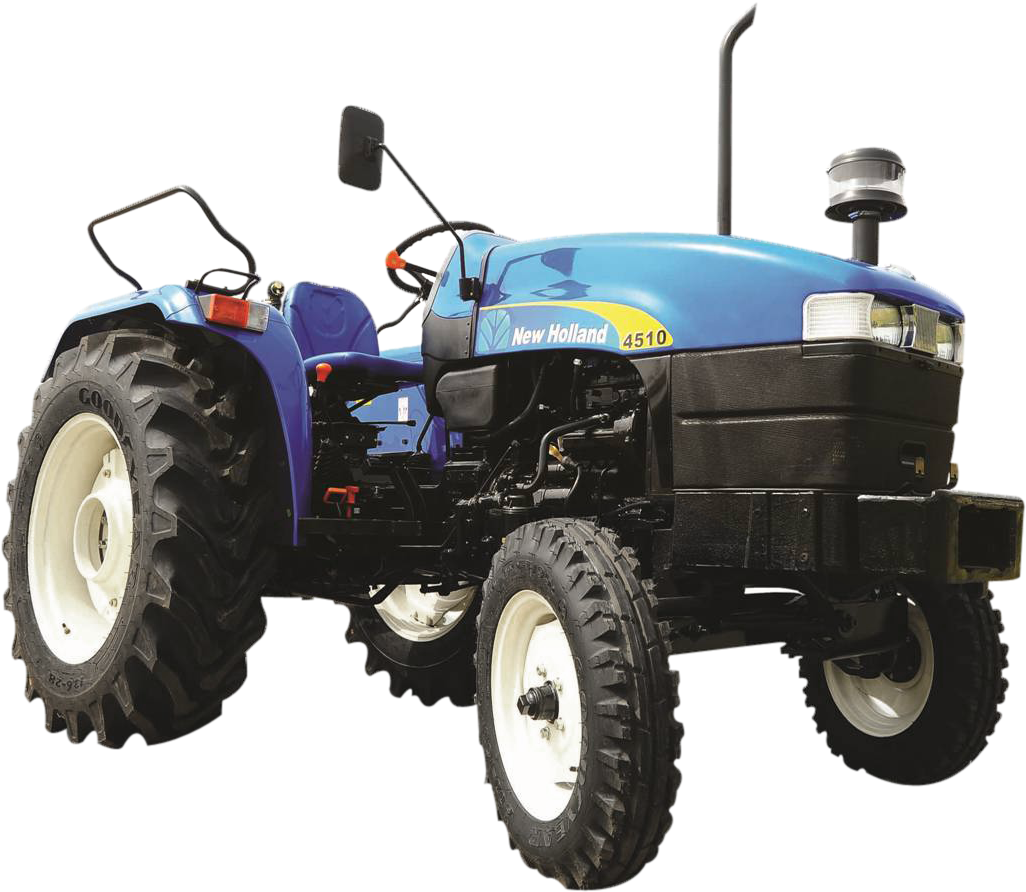 Blue New Holland4510 Tractor PNG Image